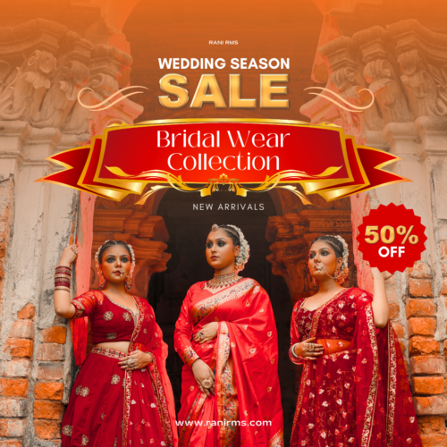 Red and Gold Vibrant Wedding Season Sale Instagram Post